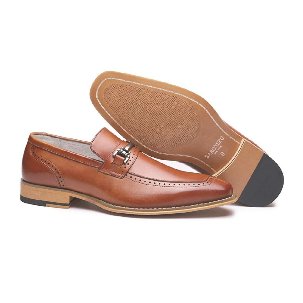 Men‘s Genuine Leather Oxford Business Dress Shoes - Picture 4 of 7